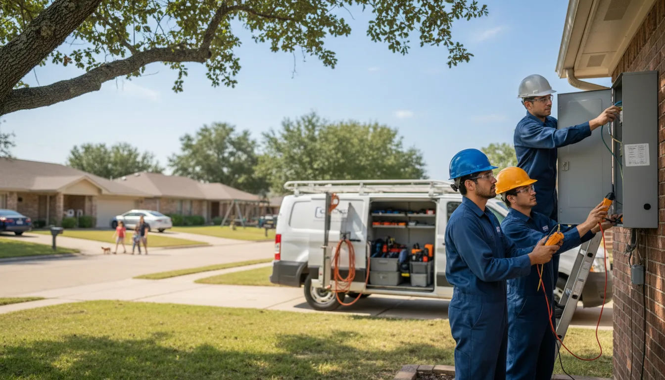 Certified electrician providing emergency electrical services in Schuyler, NE